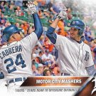 Miguel Cabrera-J.D. Martinez 2016 Topps #94 Detroit Tigers Baseball Card