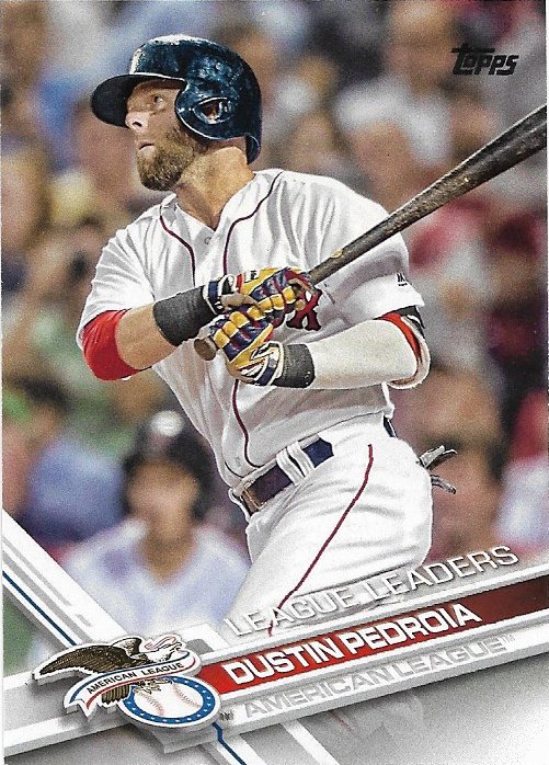 Dustin Pedroia 2017 Topps 321 Boston Red Sox Baseball Card