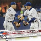 Troy Tulowitzki-Josh Donaldson 2017 Topps #230 Toronto Blue Jays Baseball Card Troy Tulowitzki-Josh Donaldson 2017 Topps #230 Toronto Blue Jays Baseball Card