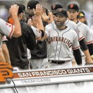San Francisco Giants 2017 Topps #235 Baseball Team Card