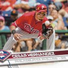 Cesar Hernandez 2017 Topps #222 Philadelphia Phillies Baseball Card