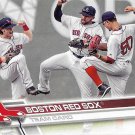 Boston Red Sox 2017 Topps #497 Baseball Team Card