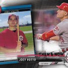 Joey Votto 2017 Topps Bowman Then & Now #BOWMAN-15 Cincinnati Red Baseball Card