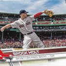 Brock Holt 2017 Topps #581 Boston Red Sox Baseball Card