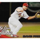 David Freese 2010 Topps Update #US-298 St. Louis Cardinals Baseball Card