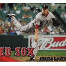 John Lackey 2010 Topps Update #US-190 Boston Red Sox Baseball Card