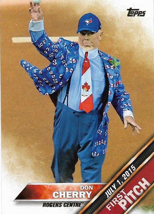 Don Cherry 2016 Topps First Pitch #FP-3 Baseball Card