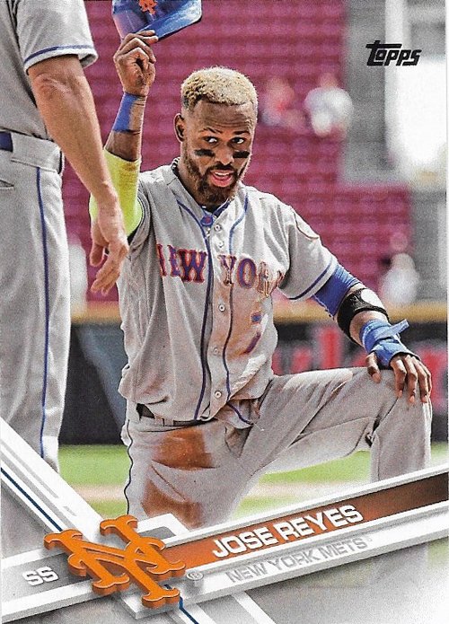 Jose Reyes 2017 Topps #647 New York Mets Baseball Card