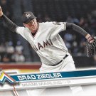 Brad Ziegler 2017 Topps #538 Miami Marlins Baseball Card