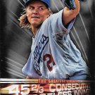 Zack Greinke 2016 Topps Greatest Streaks #GS-03 Los Angeles Dodgers Baseball Card