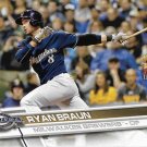 Ryan Braun 2017 Topps #220 Milwaukee Brewers Baseball Card