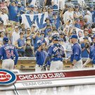 Chicago Cubs 2017 Topps #72 Baseball Team Card