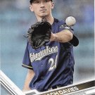 Zach Davies 2017 Topps #477 Milwaukee Brewers Baseball Card