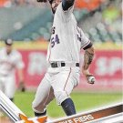 Mike Fiers 2017 Topps #496 Houston Astros Baseball Card