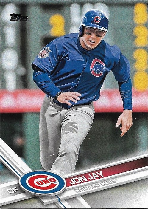 Jon Jay 2017 Topps #695 Chicago Cubs Baseball Card