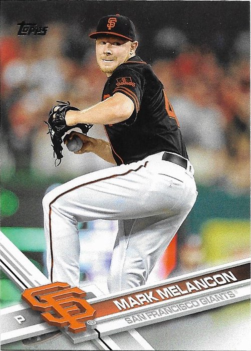 Mark Melancon 2017 Topps #429 San Francisco Giants Baseball Card