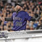 Jason Motte 2017 Topps #559 Colorado Rockies Baseball Card