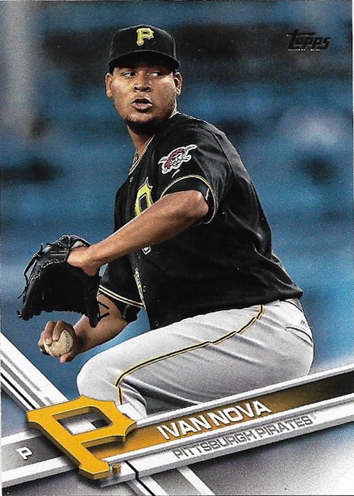 Ivan Nova 2017 Topps #80 Pittsburgh Pirates Baseball Card
