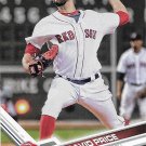 David Price 2017 Topps #584 Boston Red Sox Baseball Card