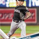 A.J. Ramos 2017 Topps #194 Miami Marlins Baseball Card