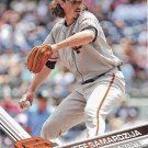 Jeff Samardzija 2017 Topps #463 San Francisco Giants Baseball Card