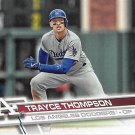 Trayce Thompson 2017 Topps #574 Los Angeles Dodgers Baseball Card