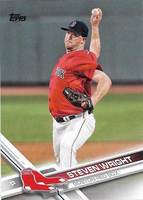 Steven Wright 2017 Topps #622 Boston Red Sox Baseball Card