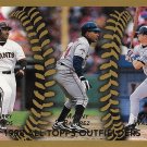 Barry Bonds, Manny Ramirez, Larry Walker 1999 Topps #455 Baseball Card Barry Bonds, Manny Ramirez, Larry Walker 1999 Topps #455 Baseball Card