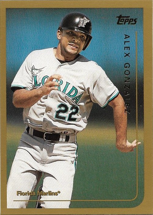 Alex Gonzalez 1999 Topps 247 Florida Marlins Baseball Card