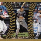 Frank Thomas, Tim Salmon, David Justice 1999 Topps #456 Baseball Card Frank Thomas, Tim Salmon, David Justice 1999 Topps #456 Baseball Card