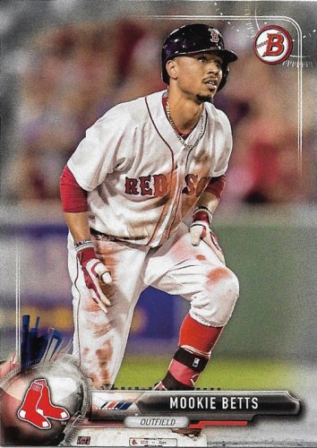 Mookie Betts Player Number Jersey Card 