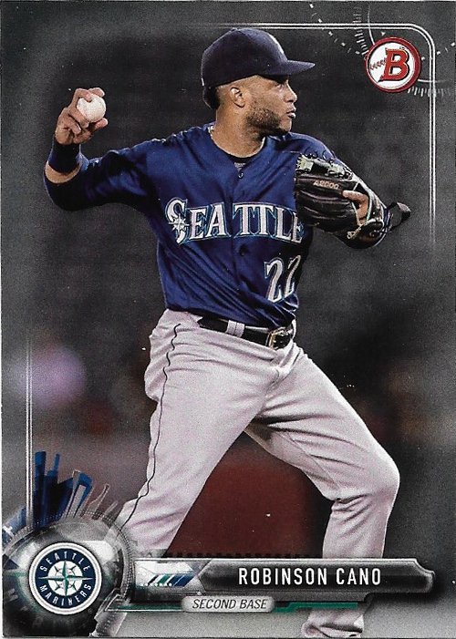 Robinson Cano 2017 Bowman #74 Seattle Mariners Baseball Card
