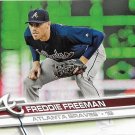 Freddie Freeman 2017 Topps #244 Atlanta Braves Baseball Card Freddie Freeman 2017 Topps #244 Atlanta Braves Baseball Card