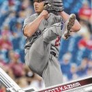 Scott Kazmir 2017 Topps #447 Los Angeles Dodgers Baseball Card