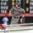 A.J. Pollock 2017 Topps #617 Arizona Diamondbacks Baseball Card