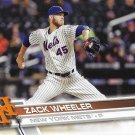 Zack Wheeler 2017 Topps #631 New York Mets Baseball Card