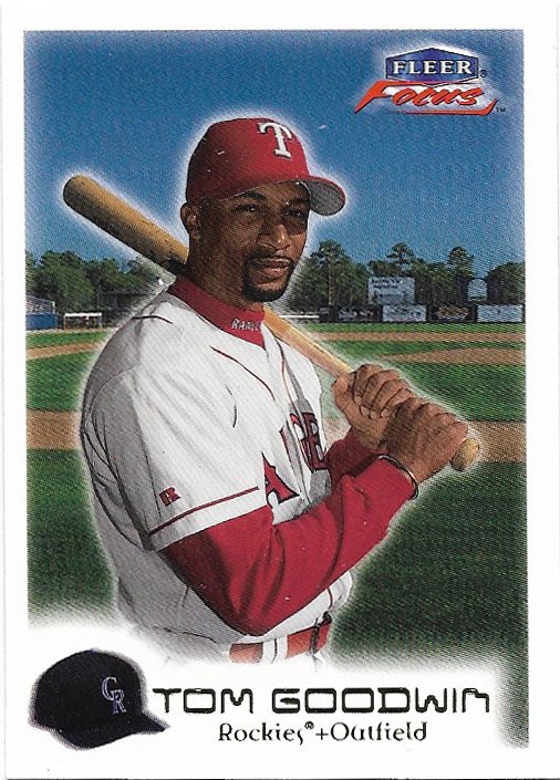 Tom Goodwin 2000 Fleer Focus #28 Colorado Rockies Baseball Card