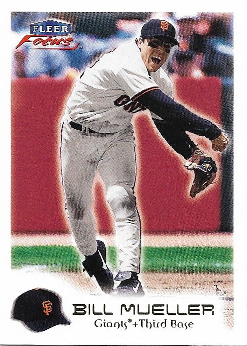 Bill Mueller 2000 Fleer Focus #35 San Francisco Giants Baseball Card