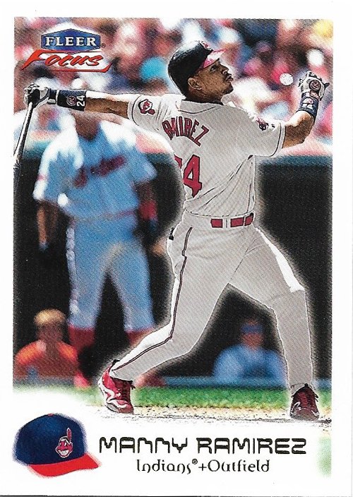 Manny Ramirez 2000 Fleer Focus #90 Cleveland Indians Baseball Card