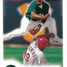 Miguel Tejada 2000 Fleer Focus #3 Oaklad Athletics Baseball Card