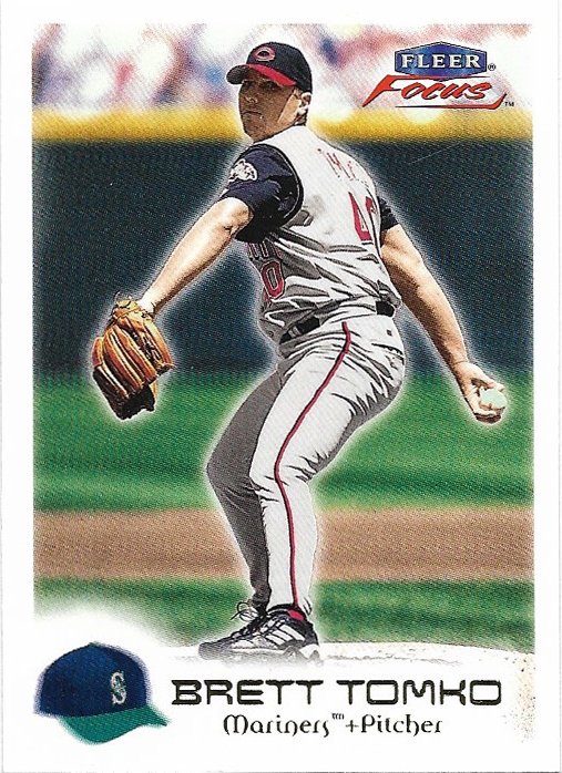 Brett Tomko 2000 Fleer Focus #16 Seattle Mariners Baseball Card
