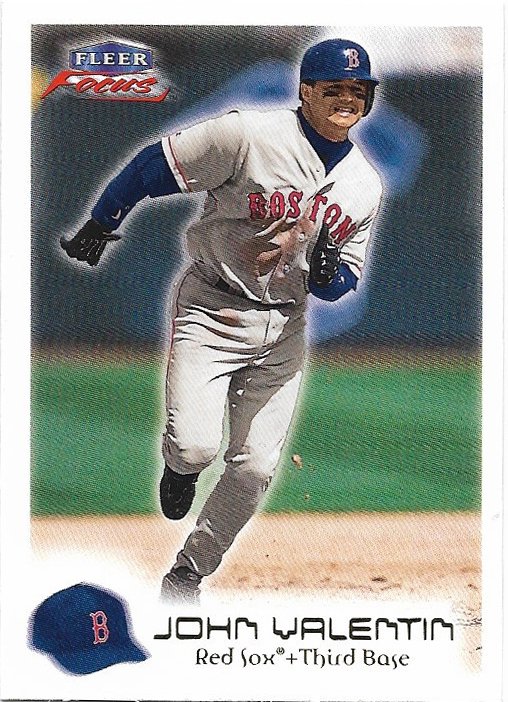John Valentin 2000 Fleer Focus #56 Boston Red Sox Baseball Card