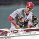Kolten Wong 2017 Topps #517 St. Louis Cardinals Baseball Card