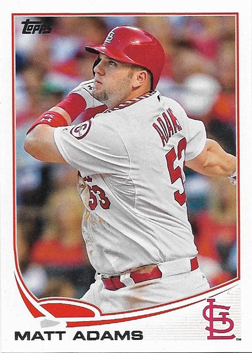 Matt Adams 2013 Topps Update #US4 St. Louis Cardinals Baseball Card