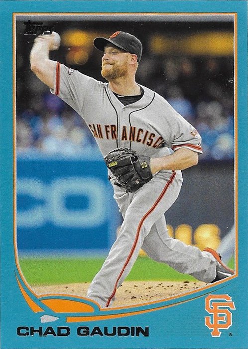 Chad Gaudin 2013 Topps Update Wal-Mart Blue #US86 San Francisco Giants Baseball Card