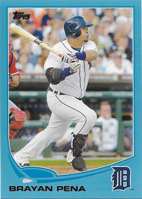 Brayan Pena 2013 Topps Update Wal-Mart Blue #US196 Detroit Tigers Baseball Card