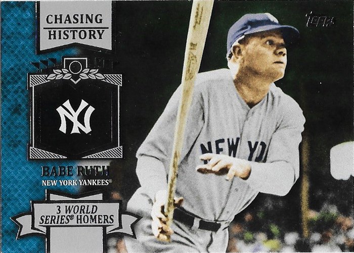 Babe Ruth 2013 Topps 'Chasing History' #CH-107 New York Yankees Baseball Card