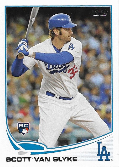 Scott Van Slyke 2013 Topps Update Rookie #US29 Los Angeles Dodgers Baseball Card