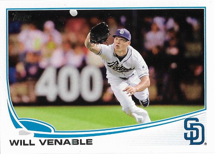 Will Venable 2013 Topps Update #US225 San Diego Padres Baseball Card
