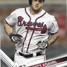 Matt Adams 2017 Topps Update #US103 Atlanta Braves Baseball Card
